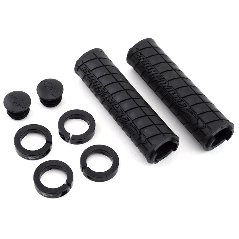 Lizard Skins Lock-On Logo Grips (Black)