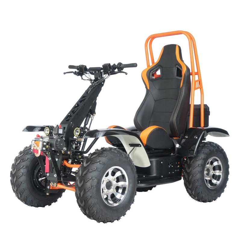 New Design 6000W off-Road Mobility Scooter 4X4 Quad Electric Scooter with CE
