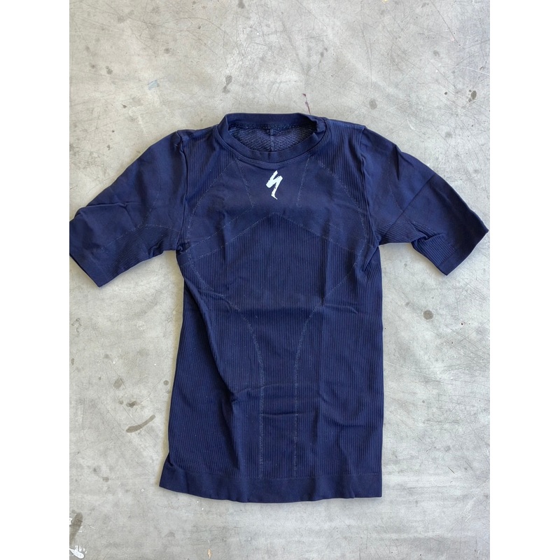 Trinity Specialized | Specialized Short Sleeve Winter Base Layer| Navy | Pro-Issued Pro Team Kit