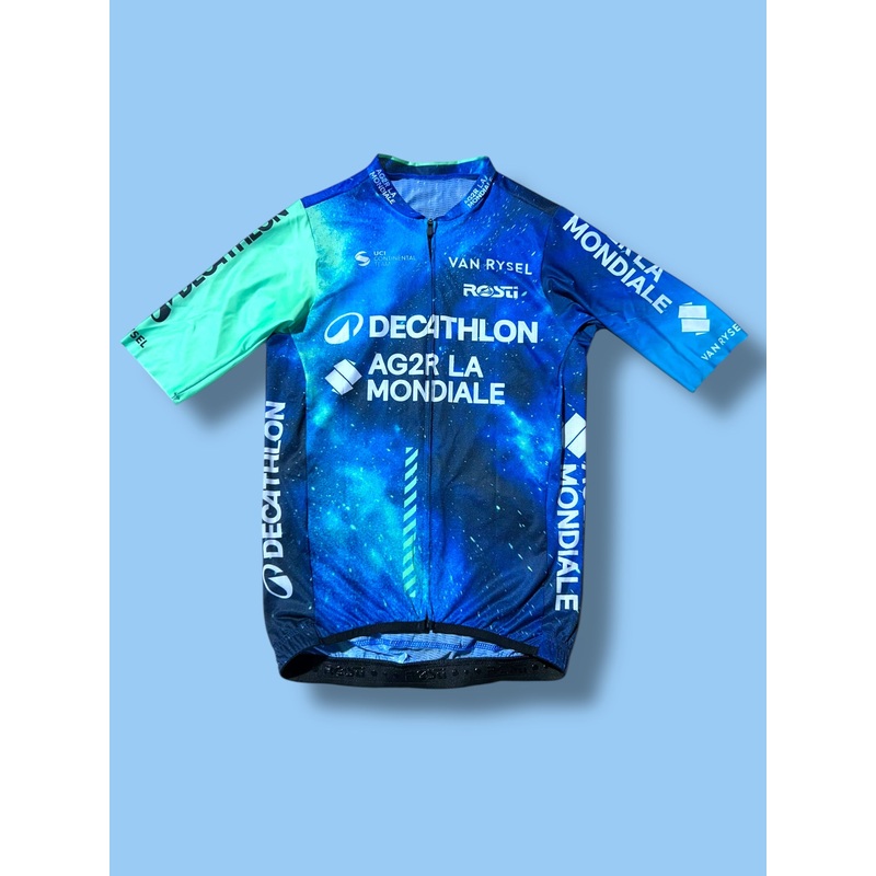 Aero Jersey  Lightweight Short Sleeve Racing Maillot  Ete  | Decathlon AG2R La Mondiale  | Rosti | Pro Cycling Kit