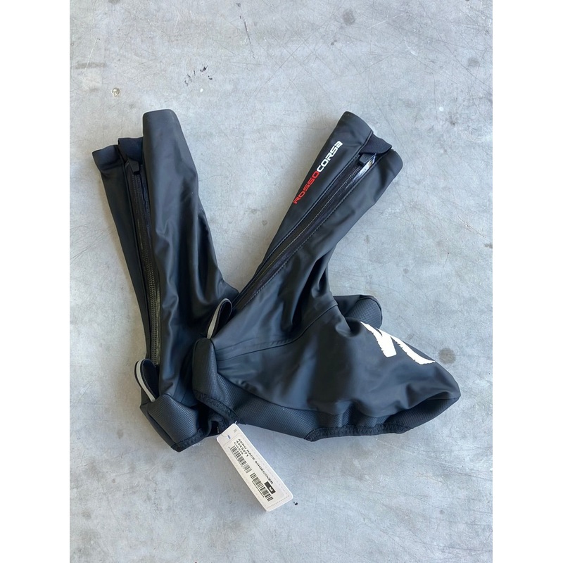 Aero Race Shoe Covers / Overshoes | Castelli | Soudal / Deceuninck Quick-Step | Pro-Issued Cycling Kit