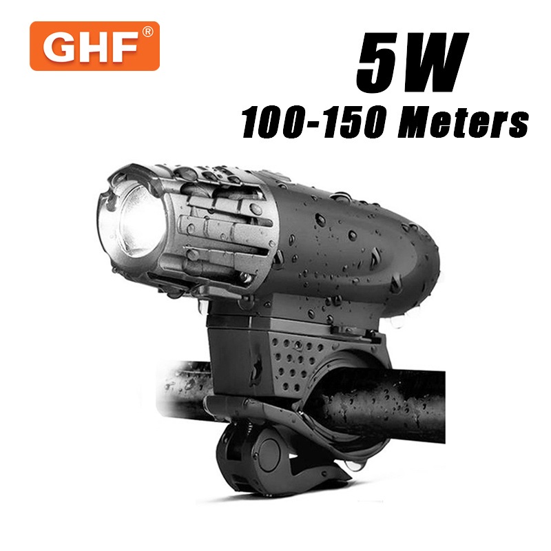300 Lumens Waterproof USB Bicycle Light Front Night Riding Super Bright Headlight Rechargeable 360 Degree Bicycle LED Light