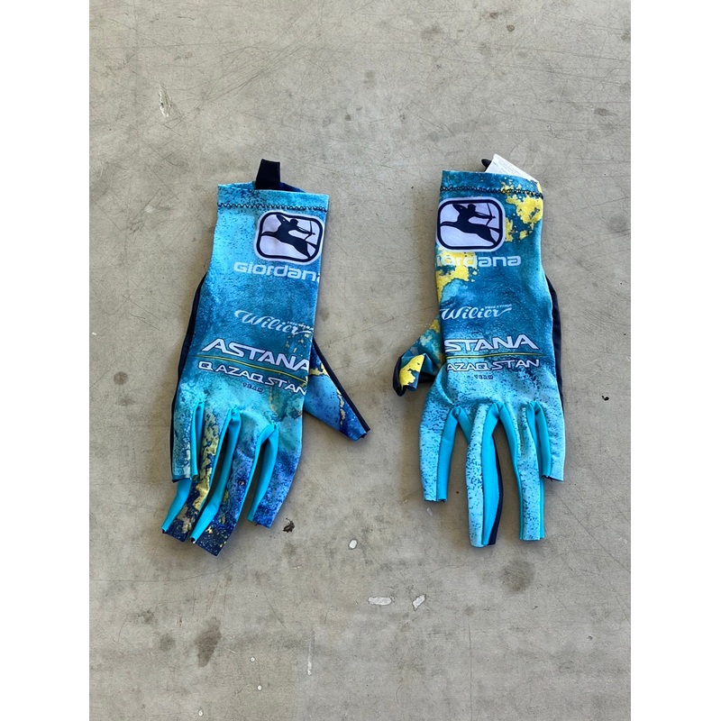 Aero Gloves Unpadded – Tour de France Special Edition | Giordana |  Astana | Pro Cycling Kit