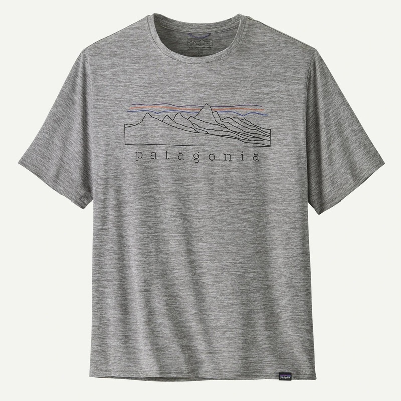 T-Shirt Patagonia Cap Cool Daily Graphic – Grigio scuro