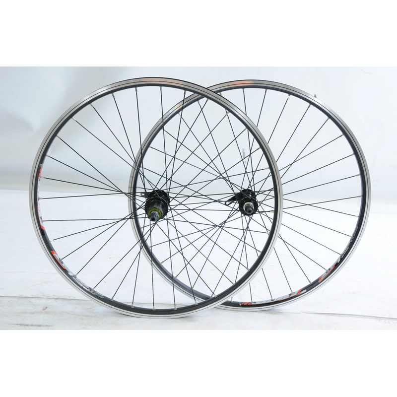 26 MTB BIKE WHEELS (559 x 19c) 8-9 SPEED CASSETTE HUBS BLACK DUAL WALL HP RIMS