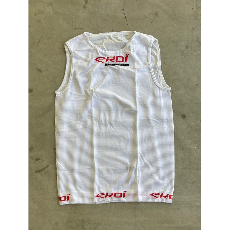 Base Layer Vest Cycling | Ekoi | White | Israel Premier Tech IPT | Pro  Kit