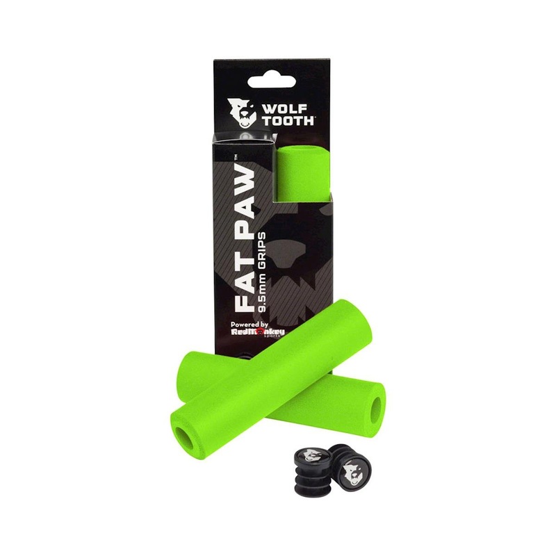 Wolf Tooth Components Fat Paw Slip-On Grips (Green)
