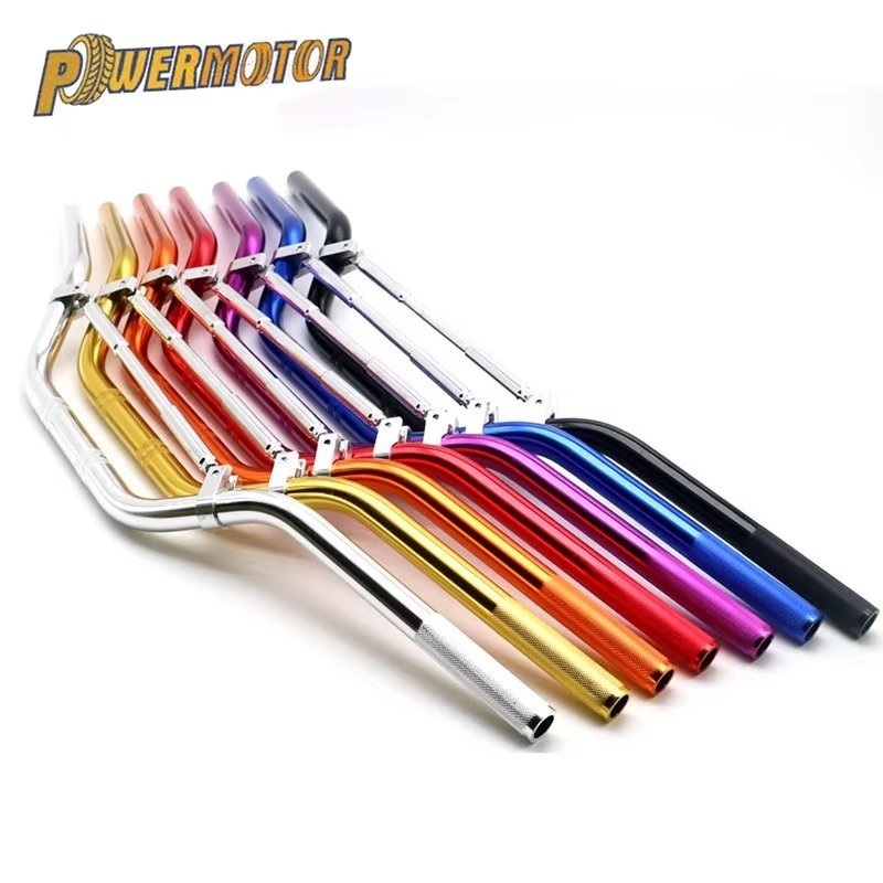 22mm 7/8” Motorcycle Handlebar Motorbike Aluminum Alloy Handlebars for 50cc 70cc 110cc 125cc 140cc Dirt Pit Bike ATV Scooter