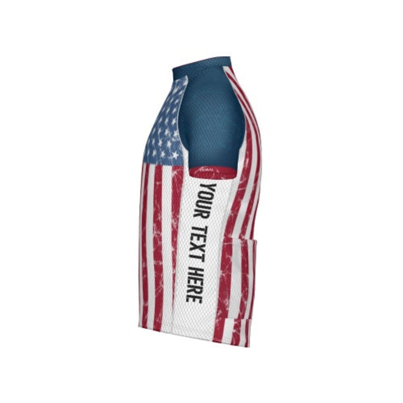 Stars and Stripes Men’s Personalized Sport Cut Jersey