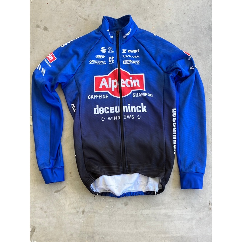 Winter Jacket – Thermal windproof water resistant cycling Jacket/Jersey | Kalas | Blue | Alpecin Deceuninck | Pro Cycling Kit