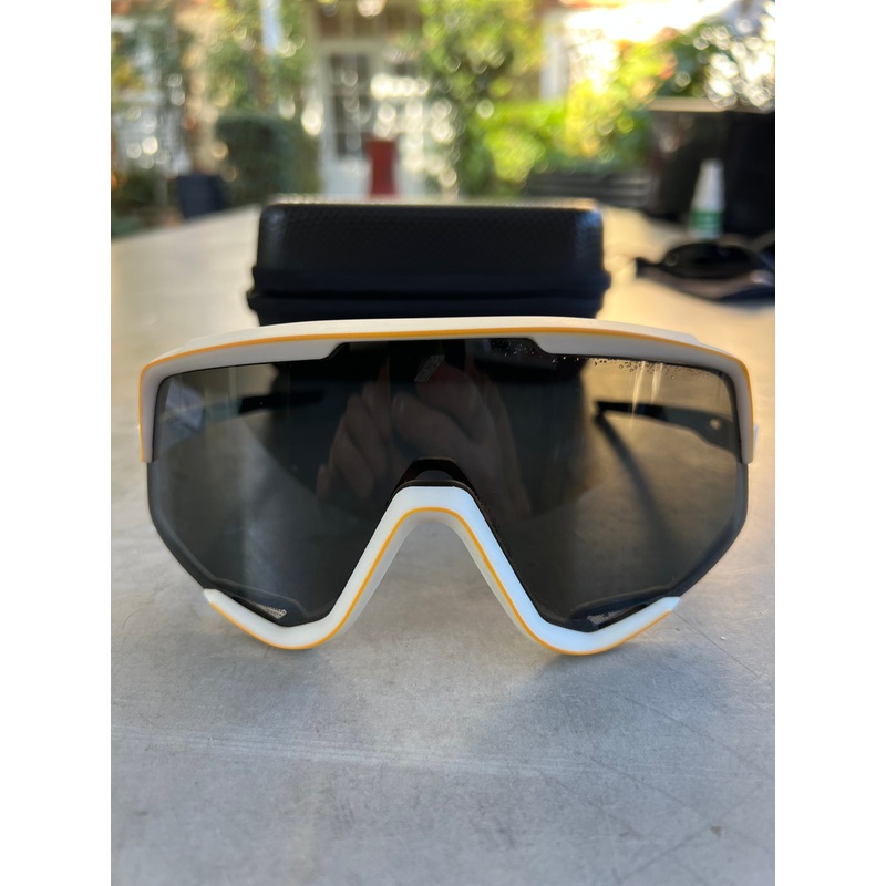 Alpecin Deceuninck | 100% Glendale Sunglasses | White | Rider-Issued Pro Team Kit