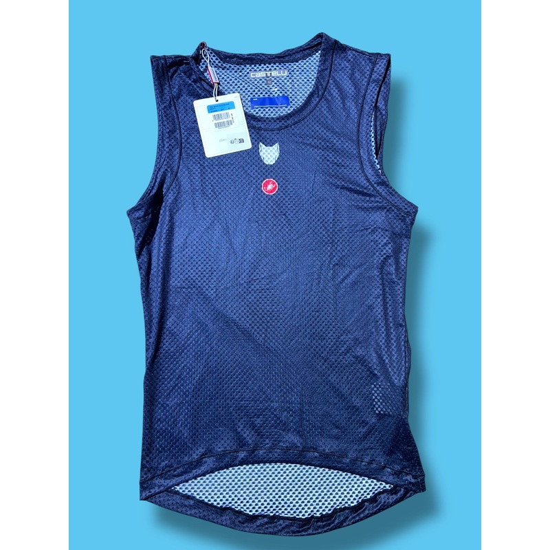 Base Layer Pro Mesh  Sleeveless Gilet Race Winter Packable Fast!  | Castelli |  Soudal Quick-Step| Pro Cycling Kit