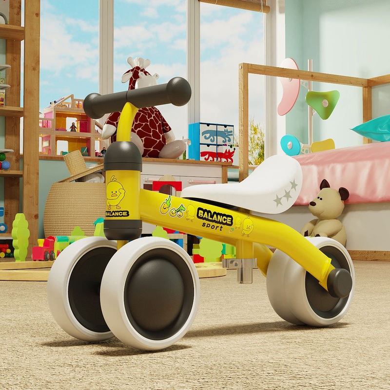 Baby 1-2 Years Old Children Balance Car Sliding Bike Pedal-Less Children Toy Yo-Yo Gliding Baby Walker