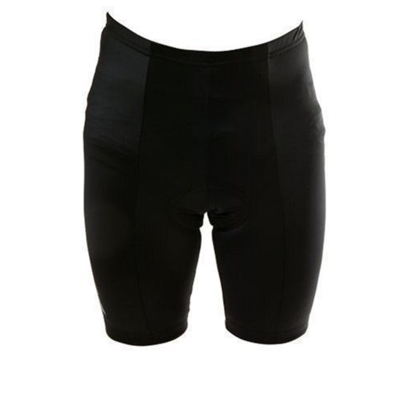 RALEIGH AVENIR MENS 8 PANEL LYCRA BLACK ELASTIC CYCLING SHORTS SMALL Y08S 50% OF