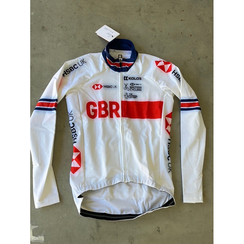 Long Sleeve Jersey Gabba Winter Cycling | Kalas | Team GB Great Britain – British Cycling GBR | Pro Kit