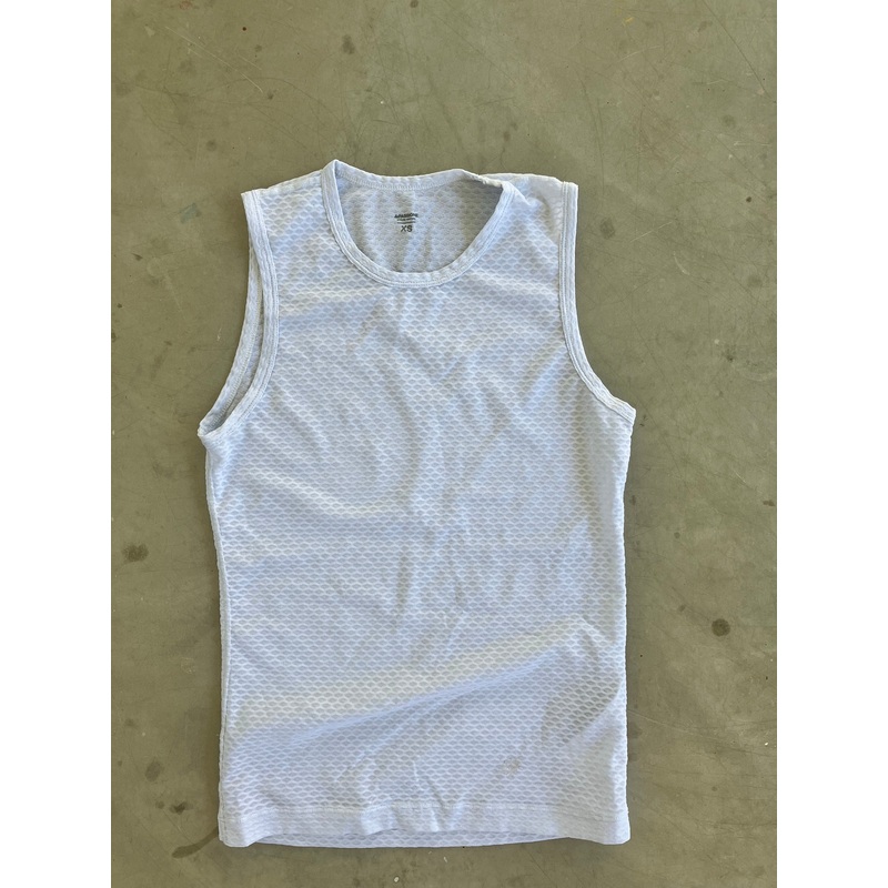 Movistar | La Passione Sleeveless Base Layer | XS | White | Rider-Issued Pro Team Kit