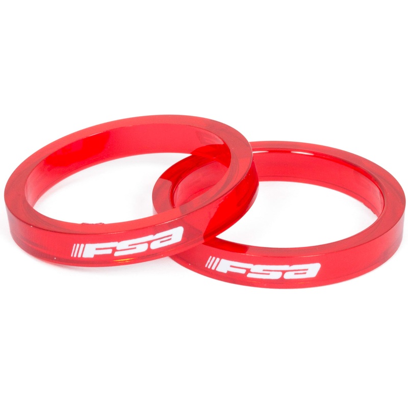 Set spessori FSA 5mm – Rosso|Taglia unica|Rosso