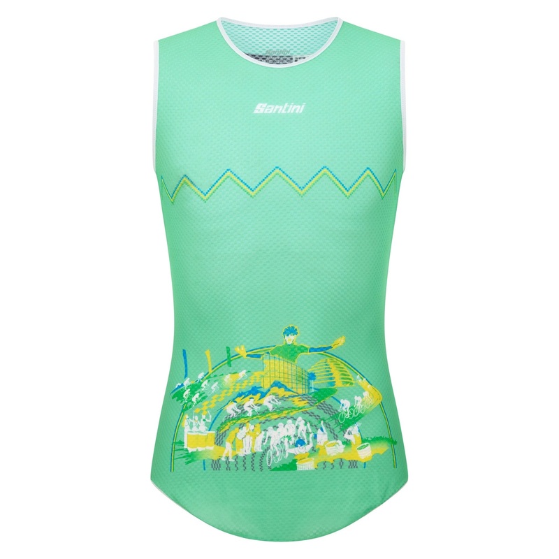 Maglia intima senza maniche Santini UCI World Championship Rwanda 2025 – Kigali