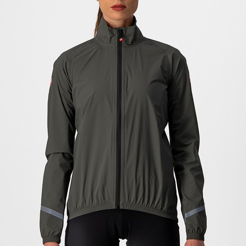 Mantellina donna Castelli Emergency 2 Rain – Verde
