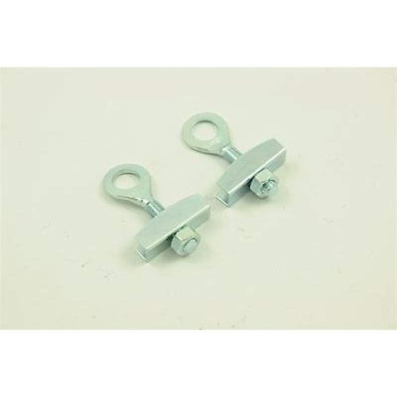 VINTAGE BIKE CHAIN ADJUSTER TENSIONER FOR 3-8 (10mm) AXLES SUIT ROADSTERS ETC