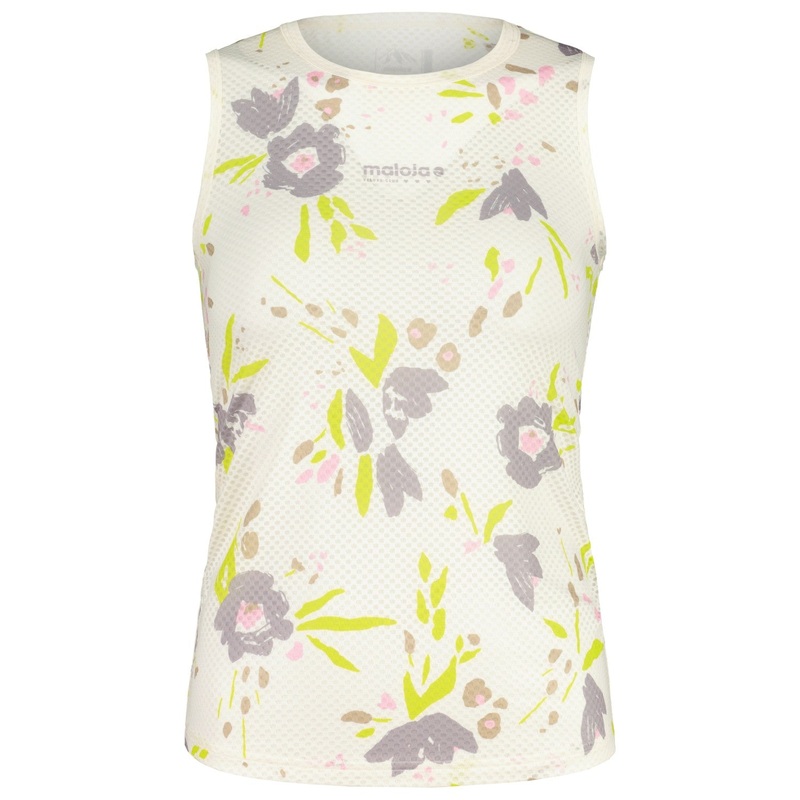 Maglia intima senza maniche donna Maloja PineM – Bianco