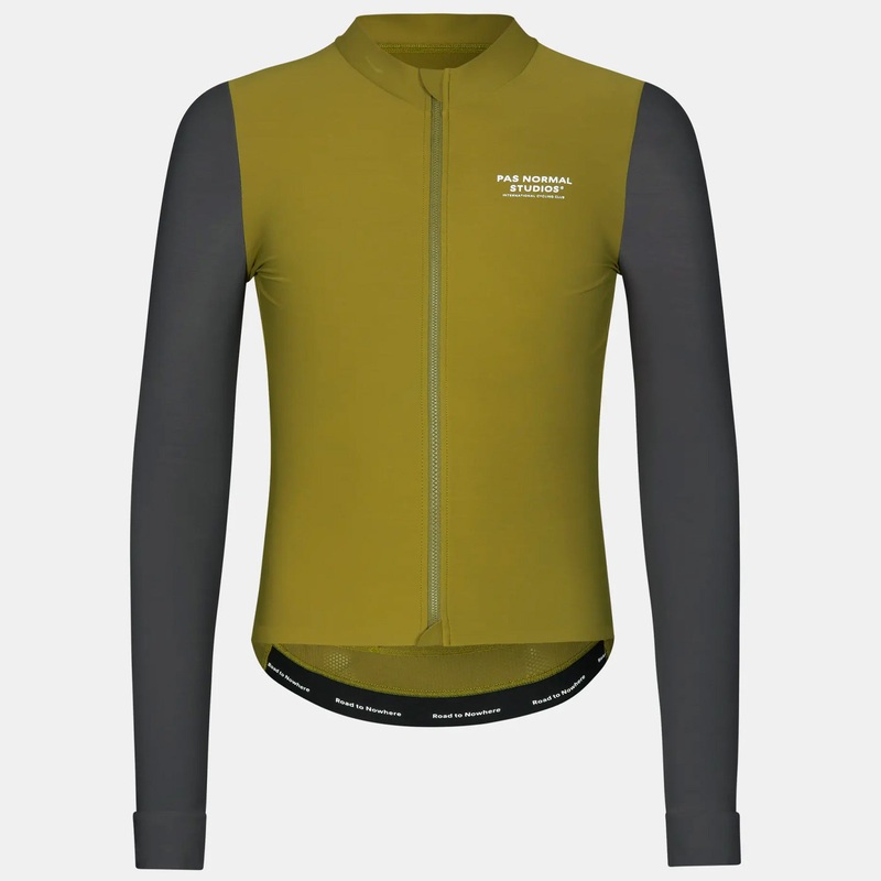 Maglia maniche lunghe Pas Normal Studios Mechanism – Verde grigio