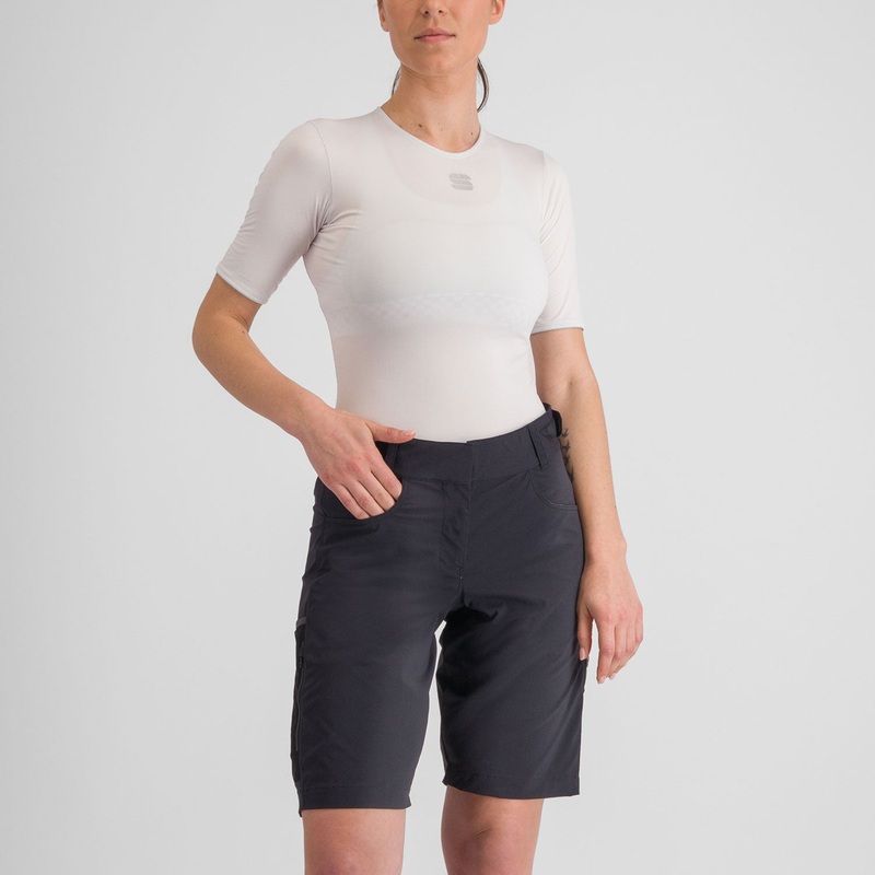 Pantaloncini donna Sportful Supergiara – Nero nero
