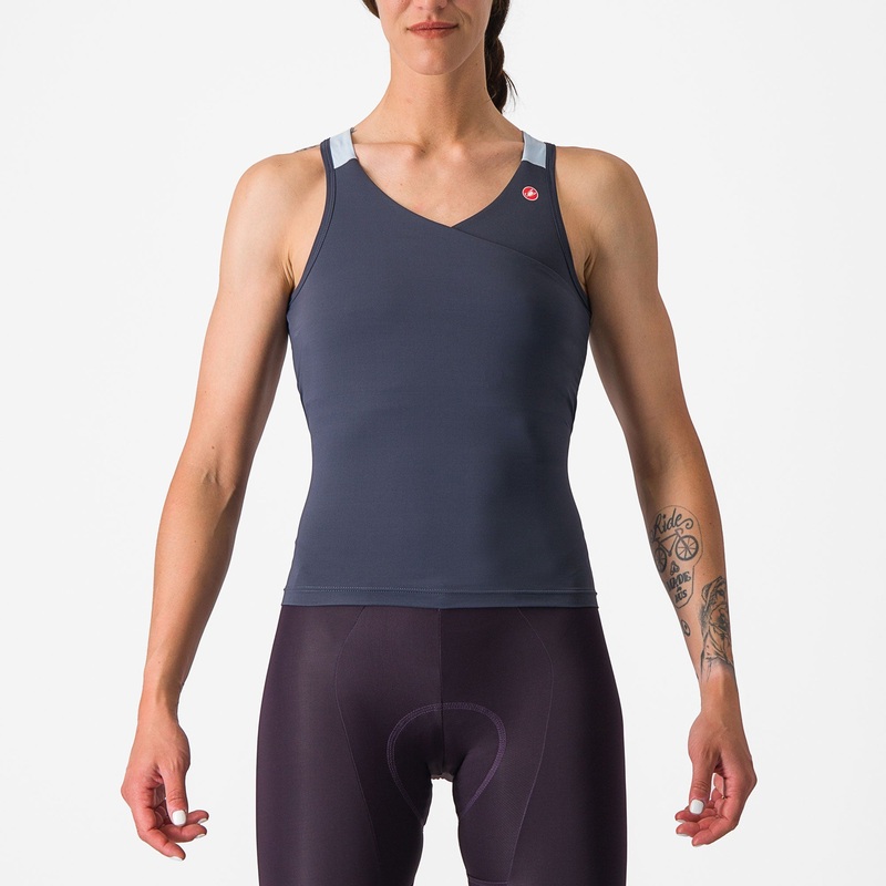 Top donna Castelli Solaris – Blu
