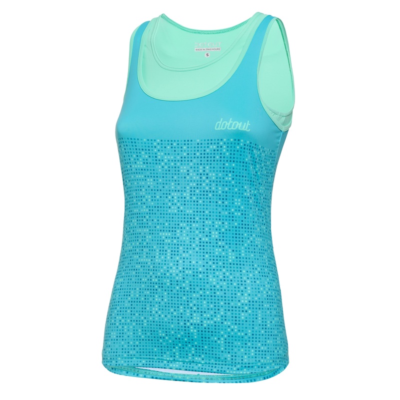 Top donna Dotout Flash – Verde acqua