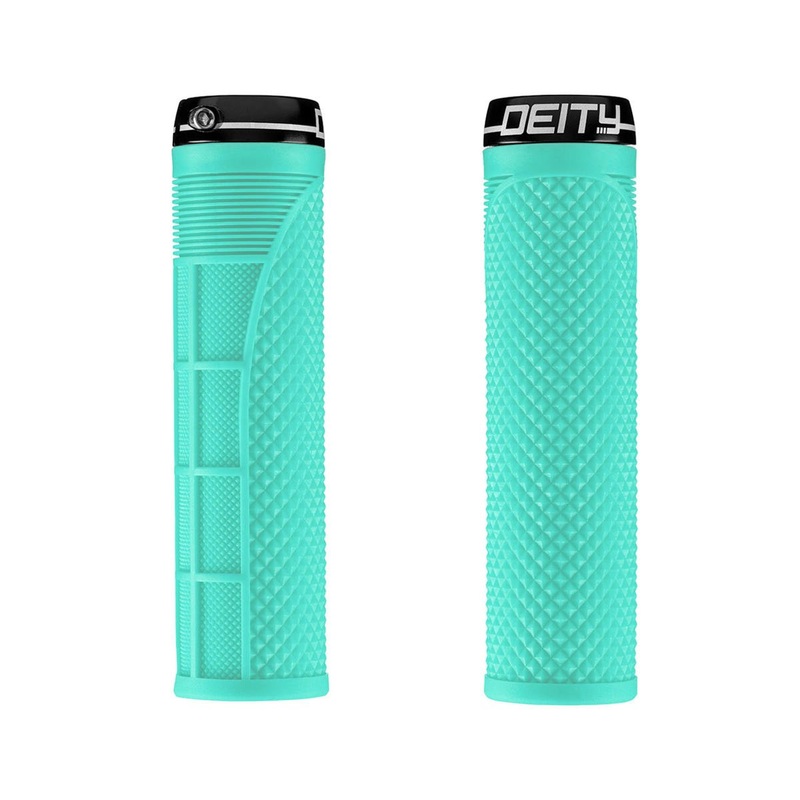 Deity Megattack Lock-On Grips (Mint) (140mm)