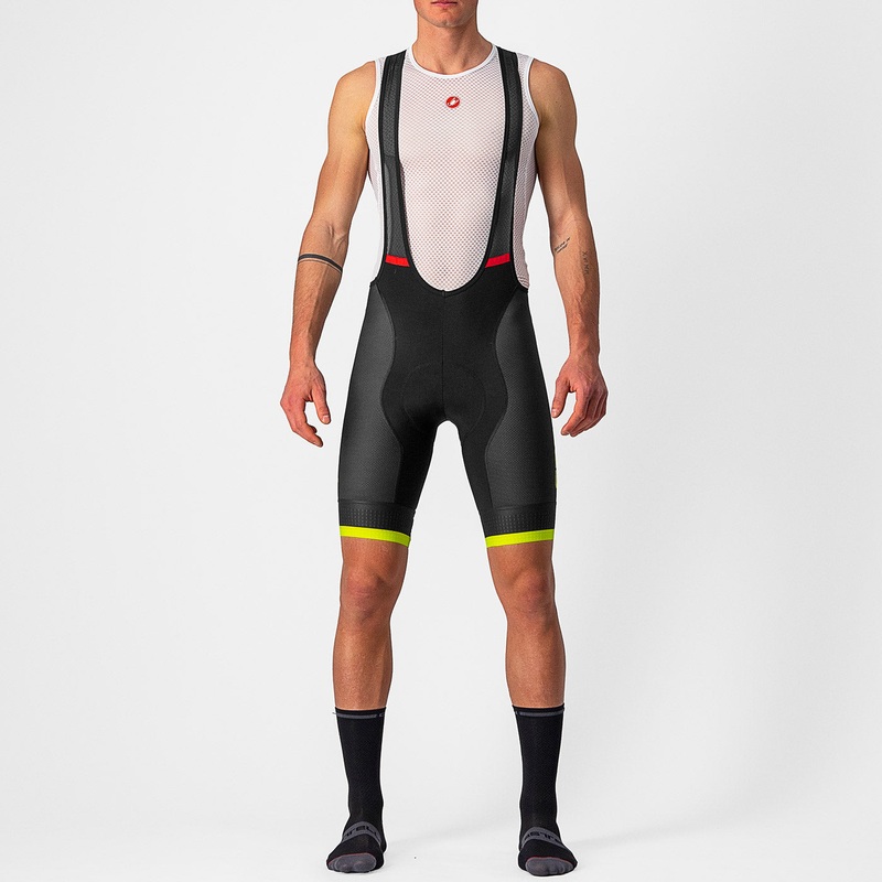 Salopette Castelli Competizione Kit – Nero giallo