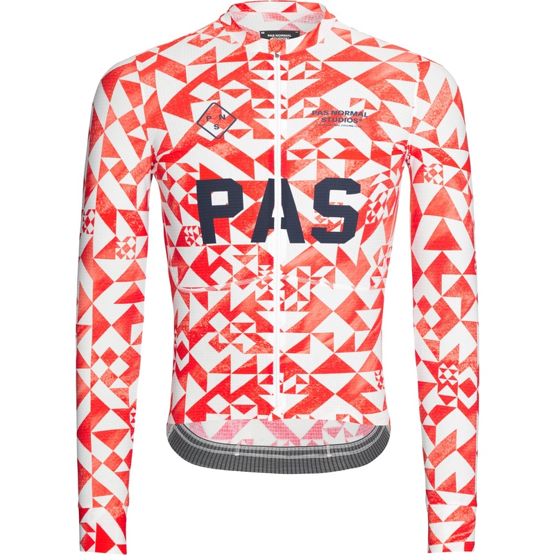 Maglia maniche lunghe Pas Normal Studios Mechanism Pro Origami – Rosso