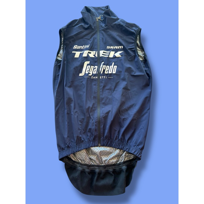 Rain Vest  Team-Issued Gilet | Santini | Trek Segafredo | Pro Cycling Kit