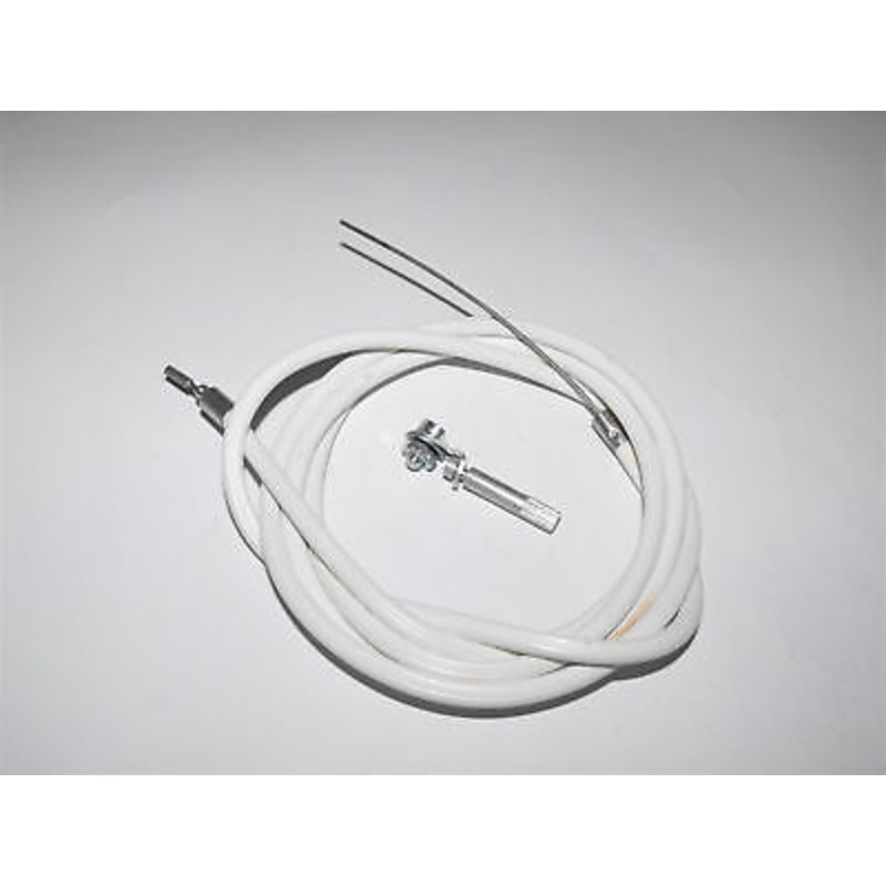 STURMEY ARCHER AW VINTAGE RIBBED TYPE RARE WHITE 54 3 SPEED GEAR CABLE ROADSTER