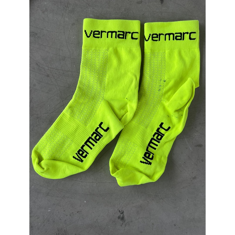 Bingoal | Vermarc Race Socks | Yellow | L | Rider-Issued Pro Team Kit