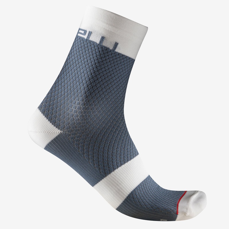 Calze donna Castelli Velocissima 12 – Blu bianco