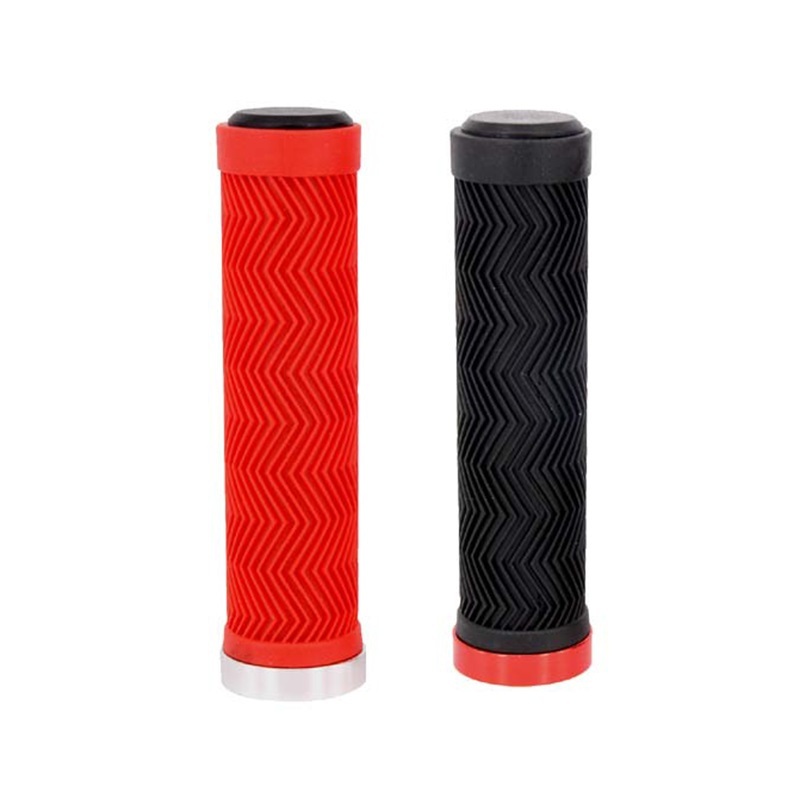 Rubber with One Side Locking Bicycle Grips Bike Grips (HGP-066)
