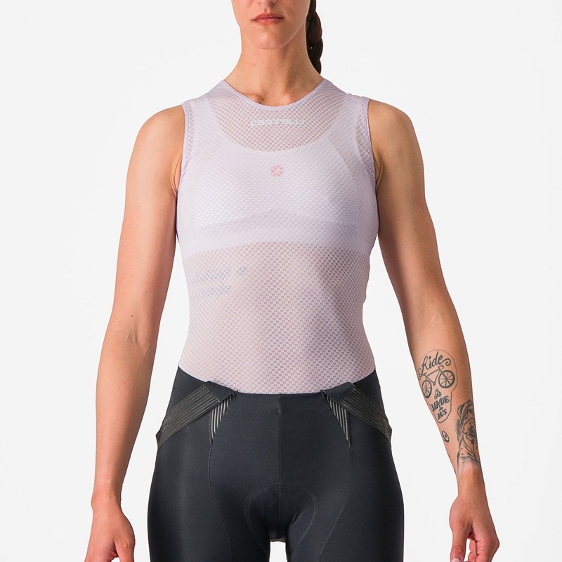 Maglia intima senza maniche donna Castelli Pro Mesh 4 – Viola