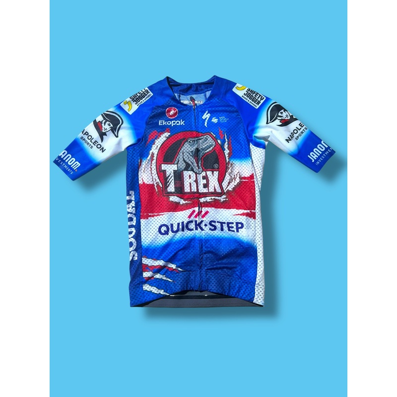 Aero Jersey T-Rex Race Lightweight Fast!  | Castelli |  Soudal Quick-Step| Pro Cycling Kit