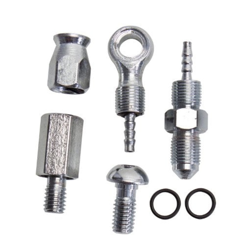 CLARKS COMPLETE MTB HYDRAULIC BRAKE CALIPER FITTINGS KIT  FOR AVID ELIXIR, HF-C3E