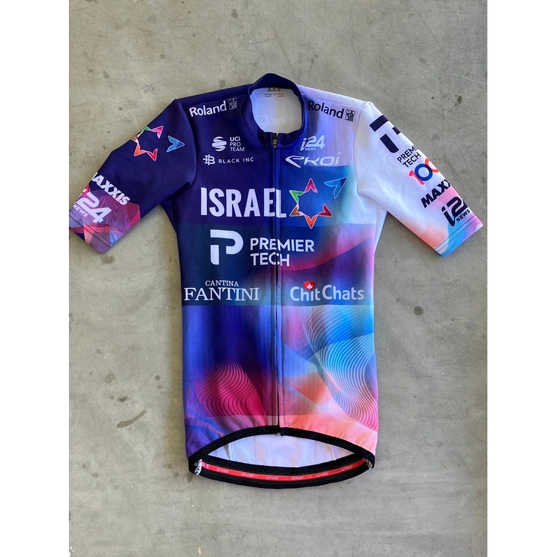 Short Sleeve Thermal Jersey Cycling | Ekoi | Blue | Israel Premier Tech IPT | Pro Cycling Kit