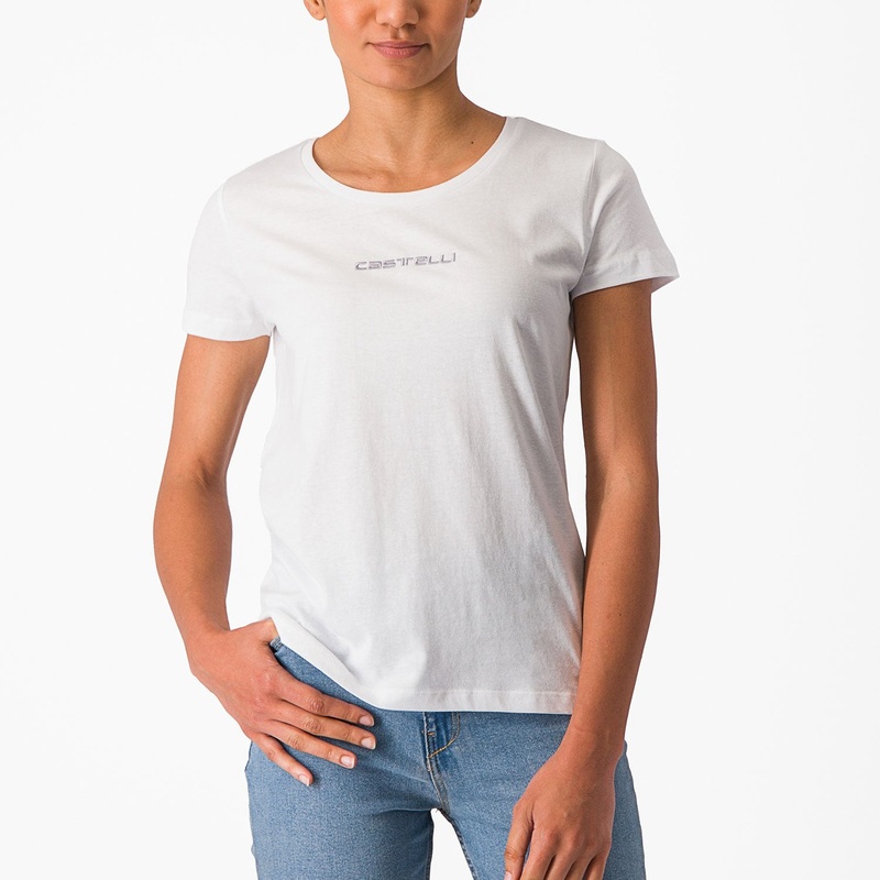 T-Shirt donna Castelli Classico – Bianco