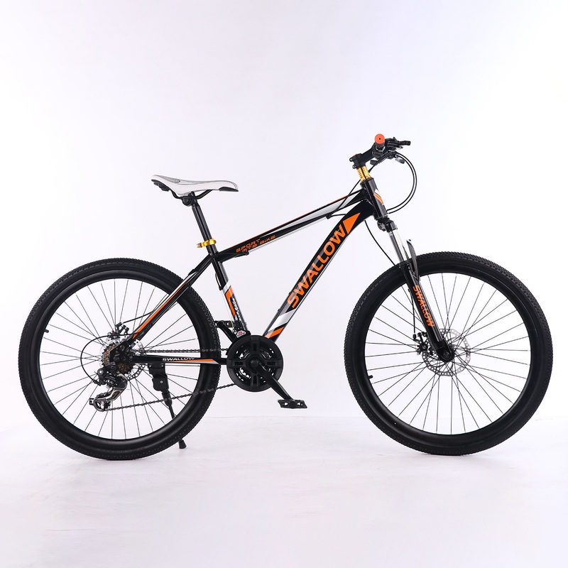 26 Size Suspension Fork 21 Speed, Alloy Rims Steel Frame Mountain Bicycles