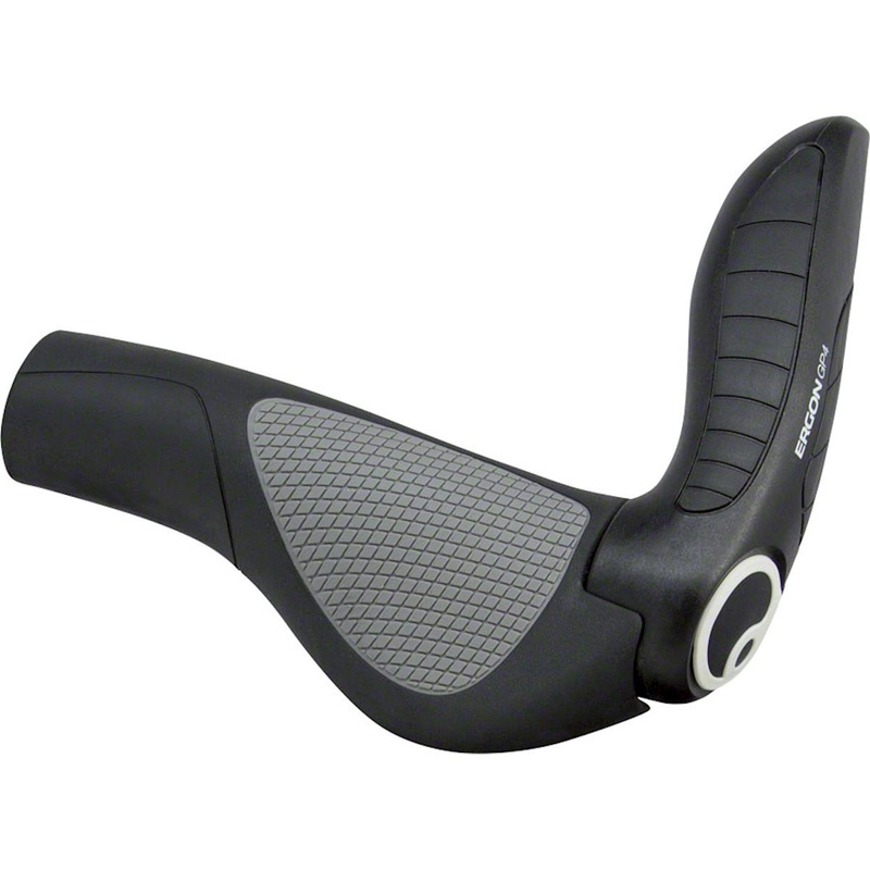 Ergon GP4 Grips (Black/Grey) (Regular) (L)