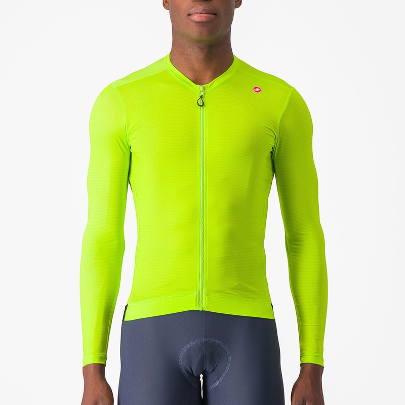 Maglia maniche lunghe Castelli Espresso – Giallo