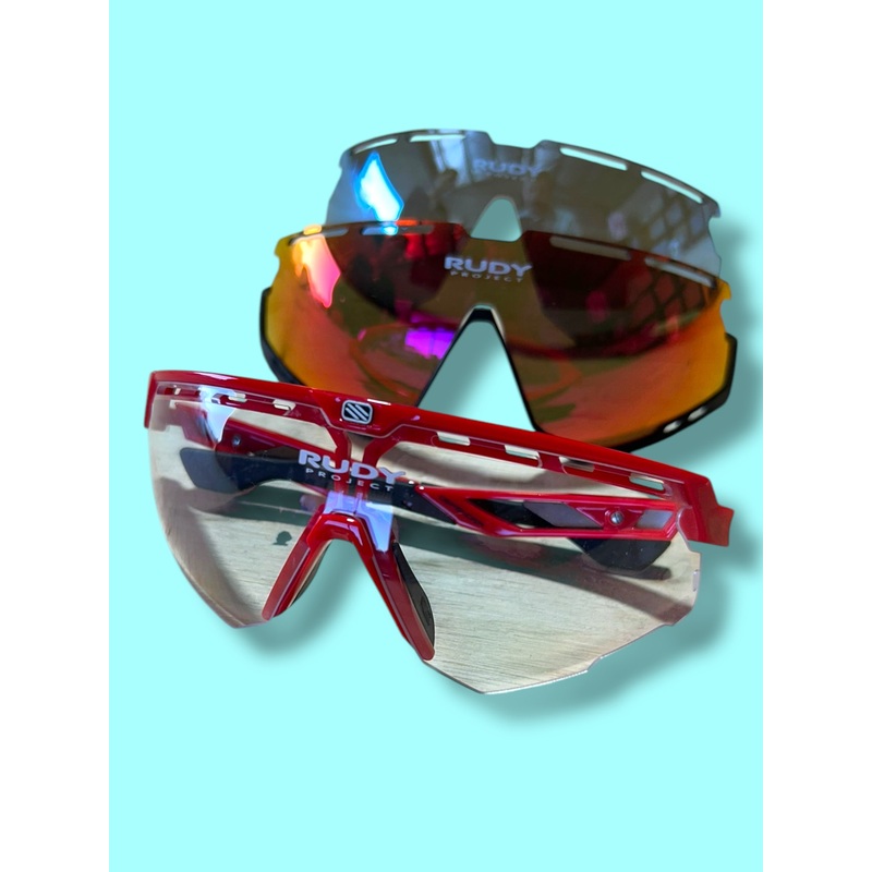 Sunglasses Rudy Defender Rider Issued + Lenses| Rudy Project |Bahrain Victorious| Pro Cycling Kit