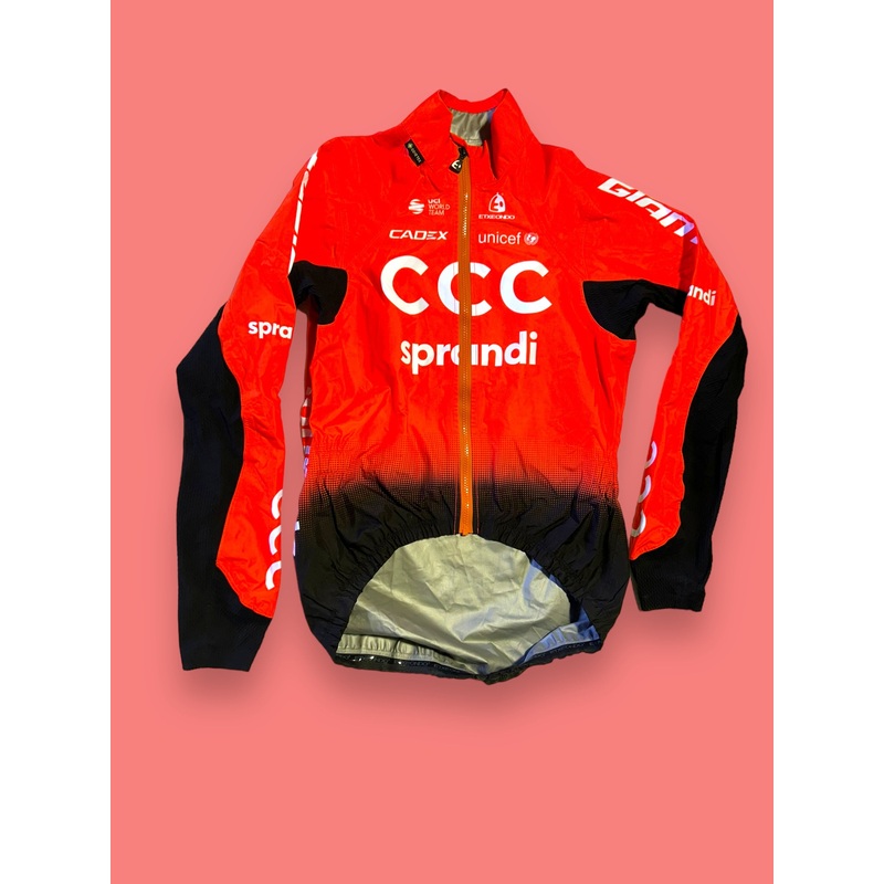 Gore-Tex  Rain Jacket |Extendo |CCC Reno Giant |Pro Cycling Kit