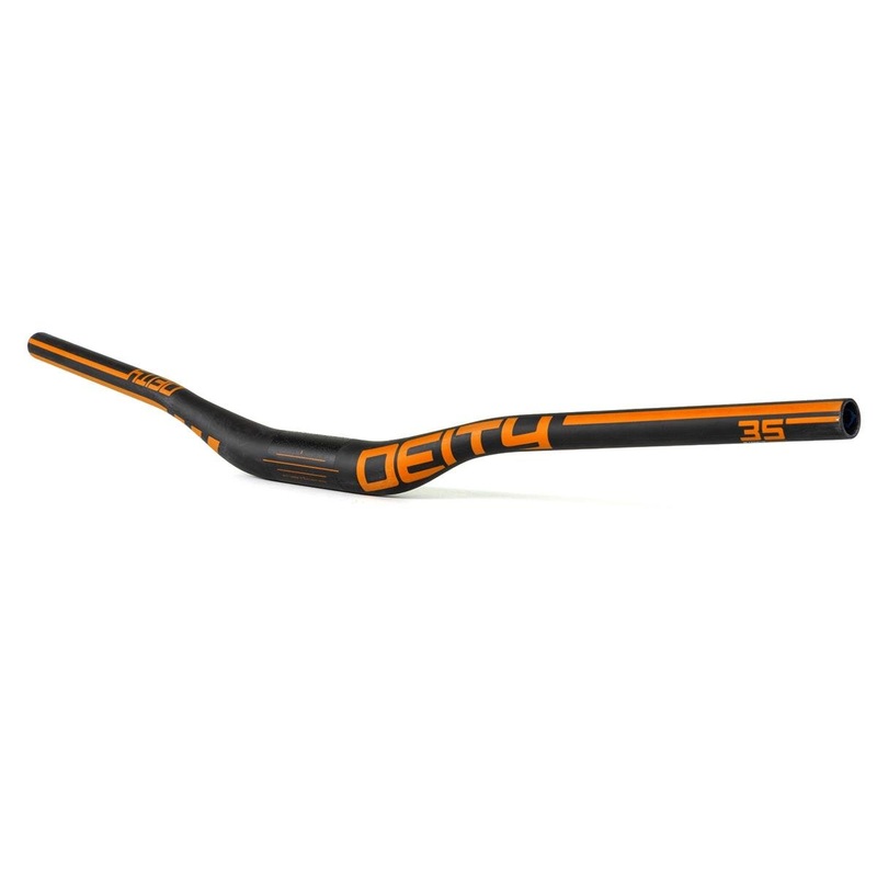 Deity Speedway Carbon Riser Handlebar (Orange) (35mm) (30mm Rise) (810mm) (5/9 Sweep)