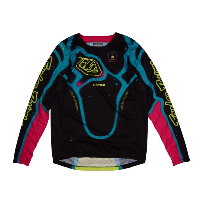Youth GP Pro Jersey Membrane Black / Glo Yellow