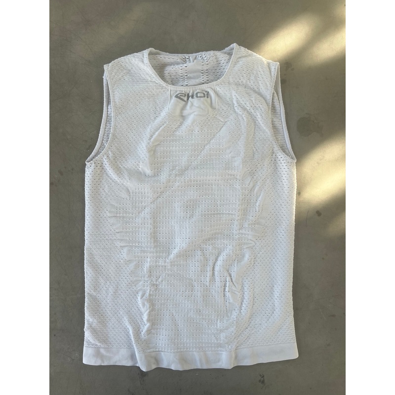 Bingoal | Ekoi Sleeveless Base Layer | White | One Size | Rider-Issued Pro Team Kit